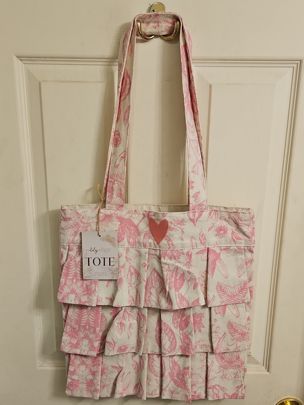 Lily + Faye Skirt Ruffle Design Tote Bag